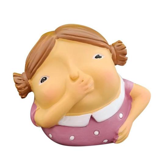 

Украшение для ванной комнаты из смолы Мальчик Девочка держит нос фигурка смешные мультяшные фигурки girl