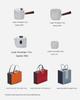 Ceramic Travel Kung Fu Tea Set with Portable Storage - Perfect for Business Event Gifts and Logo Customization