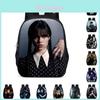 Mittwoch Die Addams Family Rucksack Große Kapazität Schultasche Reisetasche Für Kinder