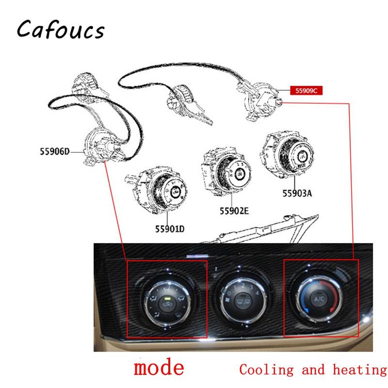 Car AC Plug Harness Heater Recirc Switch Control Cable For Toyota Corolla RAV4 Auris Hiace Matrix 55906-0K010