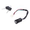 4 Wire Ignition Switch with 2 Keys Fit for 50cc 110cc 125cc 250cc PIT Quad Dirt Bike ATV Electric Scooter