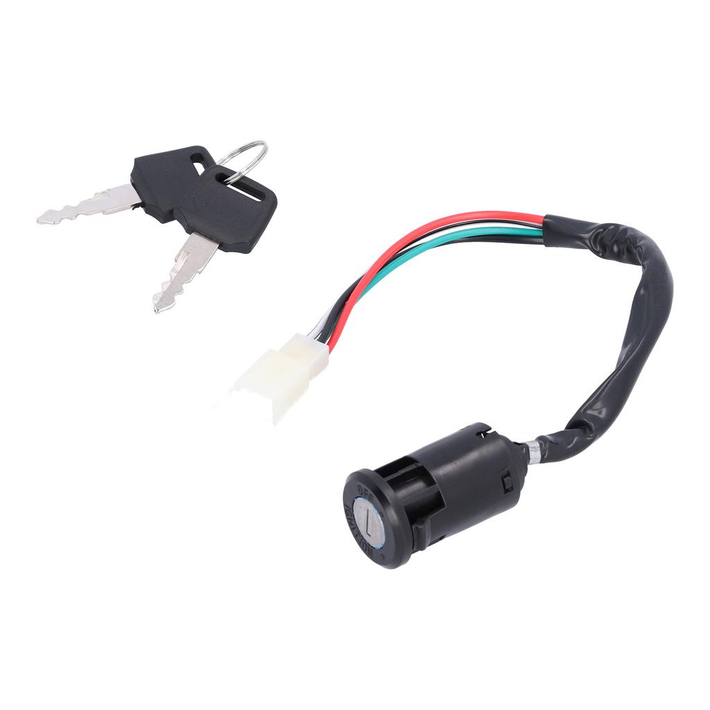 4 Wire Ignition Switch with 2 Keys Fit for 50cc 110cc 125cc 250cc PIT Quad Dirt Bike ATV Electric Scooter