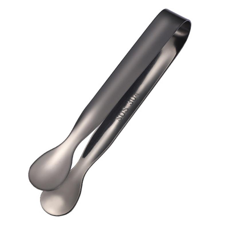 Zuckerwürfelzange aus Edelstahl vergoldet runder Kopf kleine Eiszange Heißtuchzuckerzange Hotelbedarf 304 Eiszange Eiswürfelzange