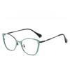 Modern Blue Light Blocking Glasses For Women With Metal Butterfly Frame Stylish And Lightweight
