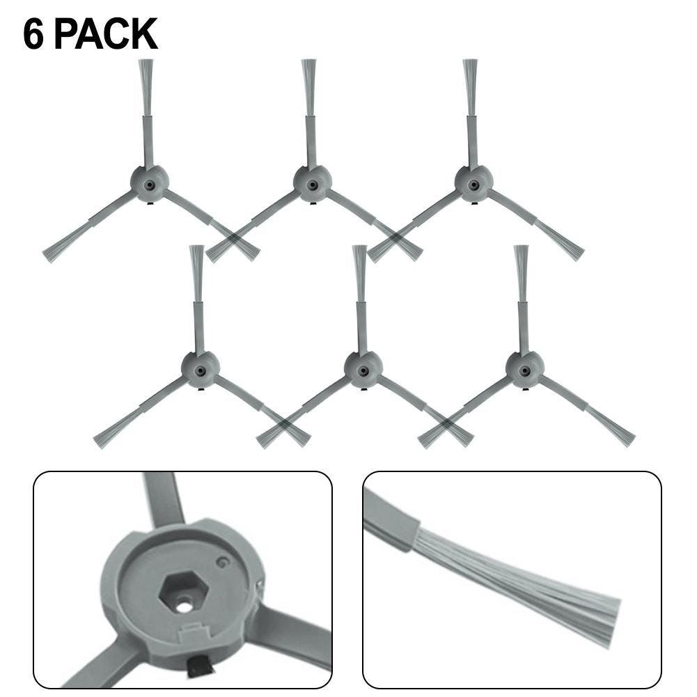 6 Pcs Side Brushes For Haier HSR Home Robot Vacuum Cleaner Replacement Corner Cleaning Accessories Plastic Nylon Parts