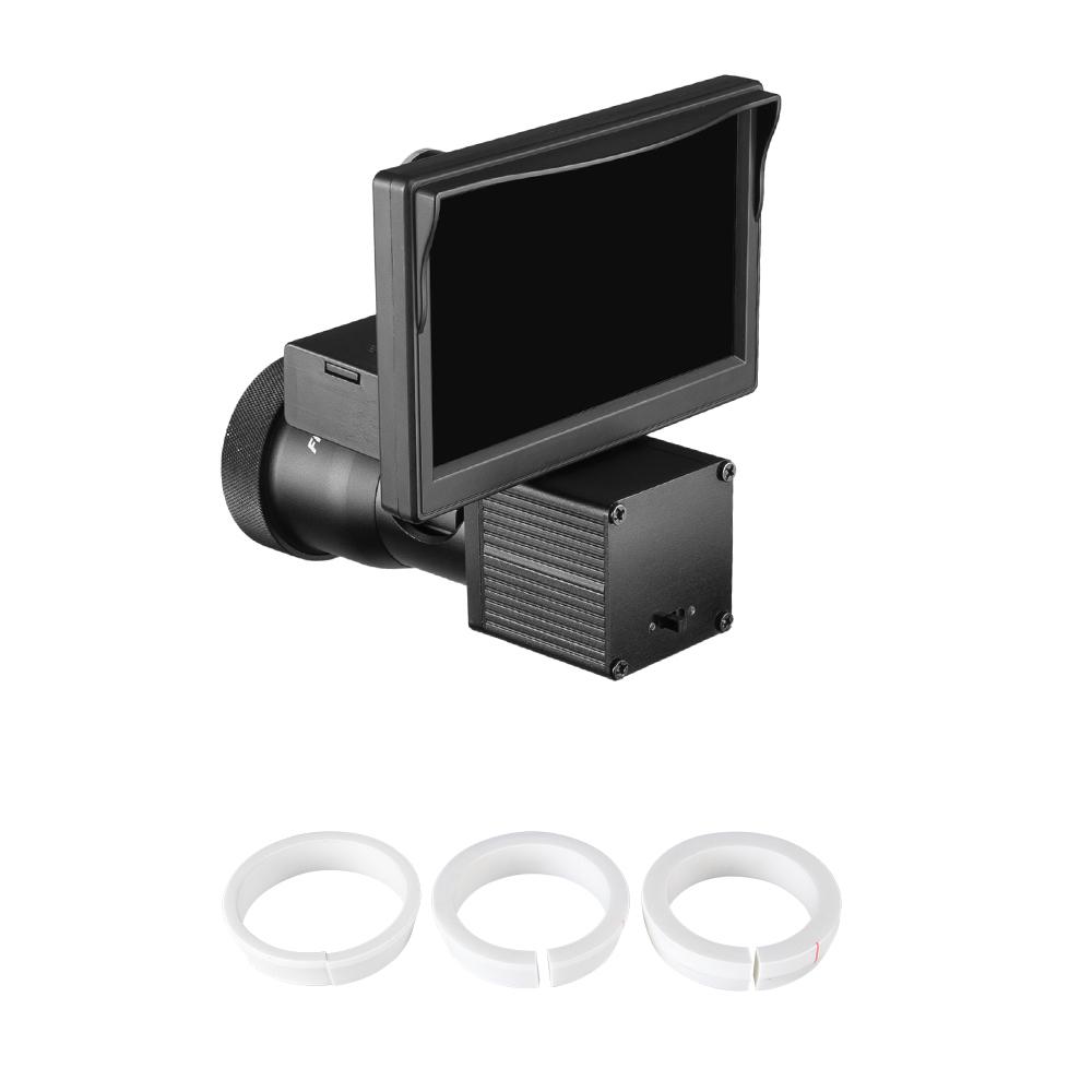 Fire Wolf 5.0 inch display Siamese night vision HD 1080P oscilloscope camera infrared illuminator rifle sight hunting optical system