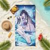 Genshin Impact Columbina Towel Soft Pool Gift For Travel Gym Shower Camping Quick Dry Sports Beach Towels