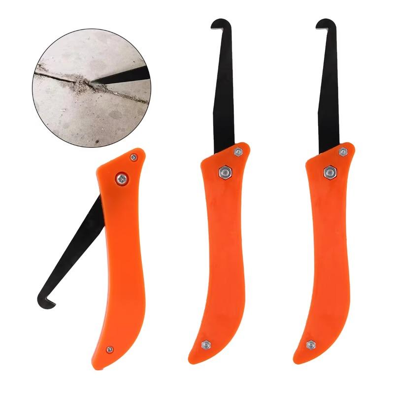 Professional Tile Gap Cleaning Tool Grout Remover Scraper Hook Knife with Replacement Blades for Wall Floor Ceramic Tile Seam Repair