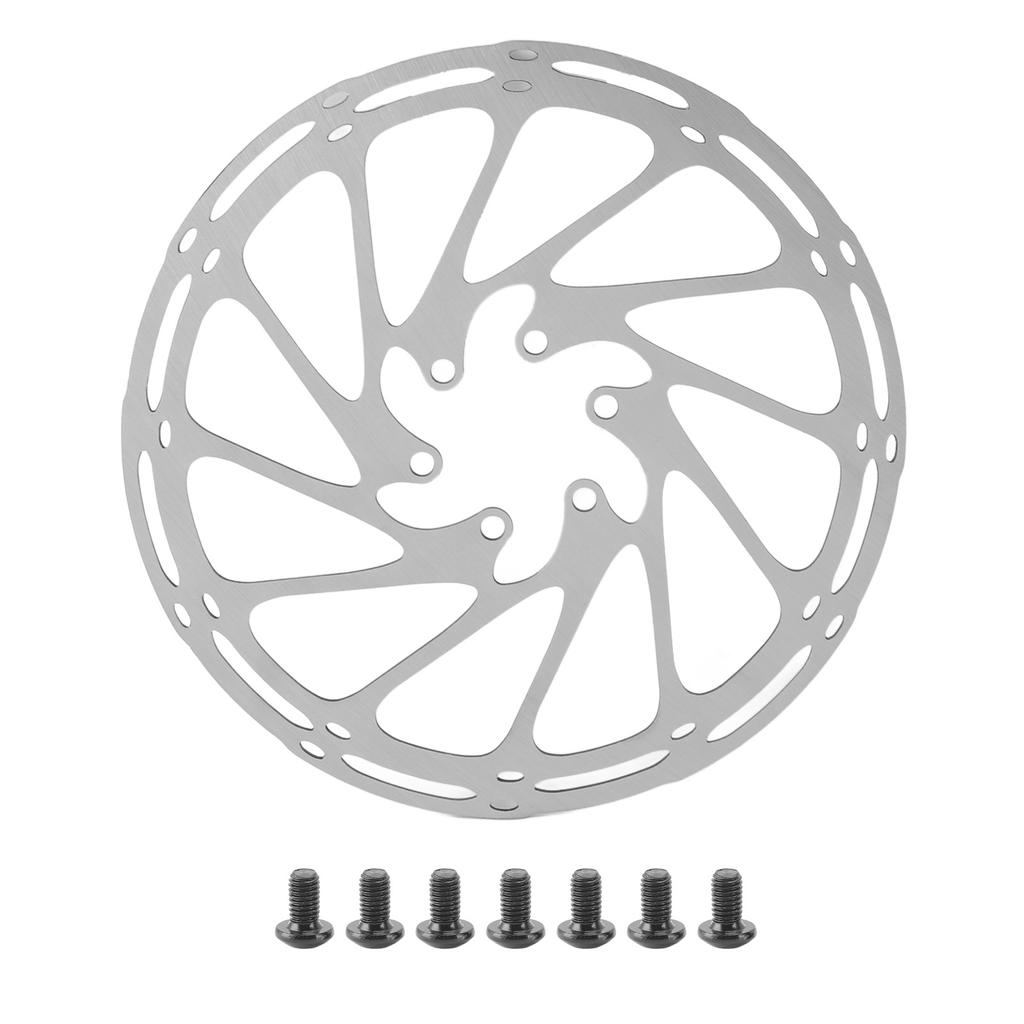 Bike Brake Disc Stainless Steel Lightweight Rustproof Hollow Bicycle Brake Disk 180mm