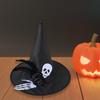 Witch Hat for Halloween Party Spiderwebs Wizard Caps Cosplay Costume Accessories Headwear Masquerades Hat Festival Supply