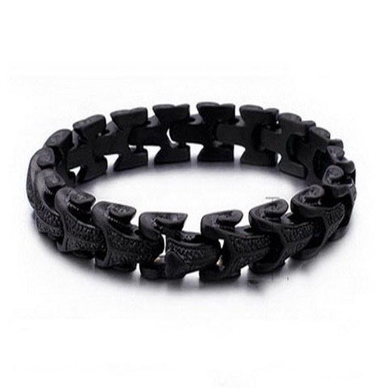 Punk Stainless Steel Dragon Grain Wrap Bracelets for Men Vintage Bracelet & Bangle Personalized Armband Jewelry Lucky Gift