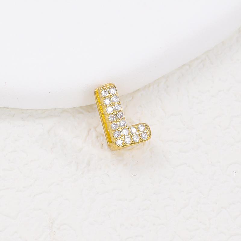 Initial A-Z Letters Pendant Necklace Women Men Choker Stainless Steel Necklace Pendant Necklace Gold Color Hip Hop Iced