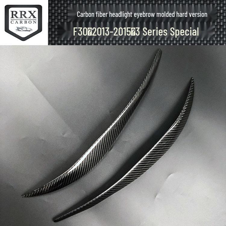 

BMW F30/F35 320/328 Carbon Fiber Headlight Eyebrow Stickers - New 3 Series Modification Accessories Yes