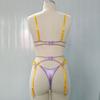 Nouveau ensemble de lingerie populaire de haute qualité pour femmes, soutien-gorge à broderies florales, transparent, sexy, avec nœud