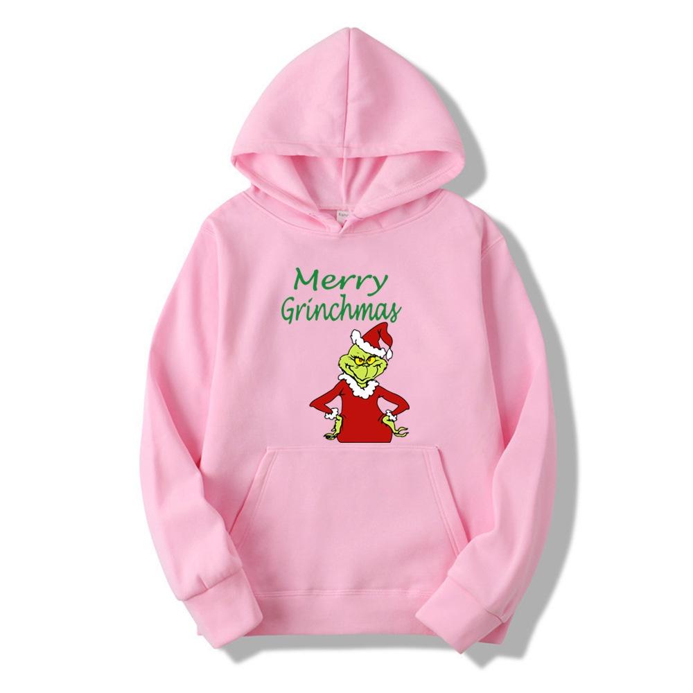 The Hoodie Christmas Merrymas Hooded Sweatershirt Pullover Jumper