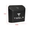 Car Vehicle Case Storage Box Black ABS Square Pressing Trash Can For Tesla Model 3 Model S Model X Y Roadster Performance