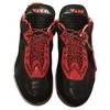 Li Ning WOW 1.5 Slip Resistant Abrasion Resistant Mid top Basketball Shoes Men's Black White Red ABAH037-2