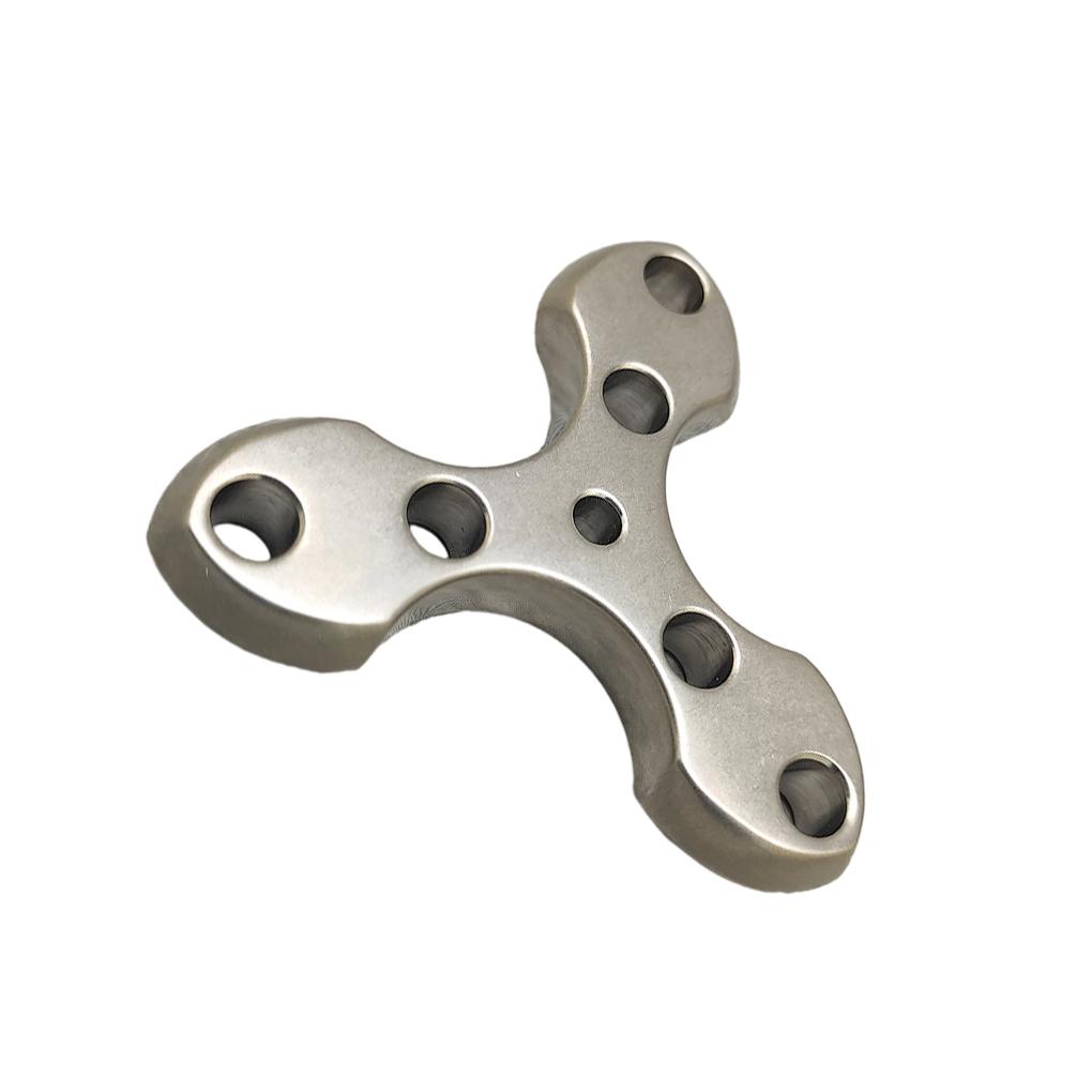 

Серебряное ожерелье с подвеской, модные аксессуары для модных людей, титановый трехсторонний брелок pendan