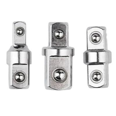 3pcs Double Square Head Ratchet Wrench Socket Adapter Converter Reducer Set 1/4 3/8 1/2 Ratchet Wrench Socket Adapter Hand Tool