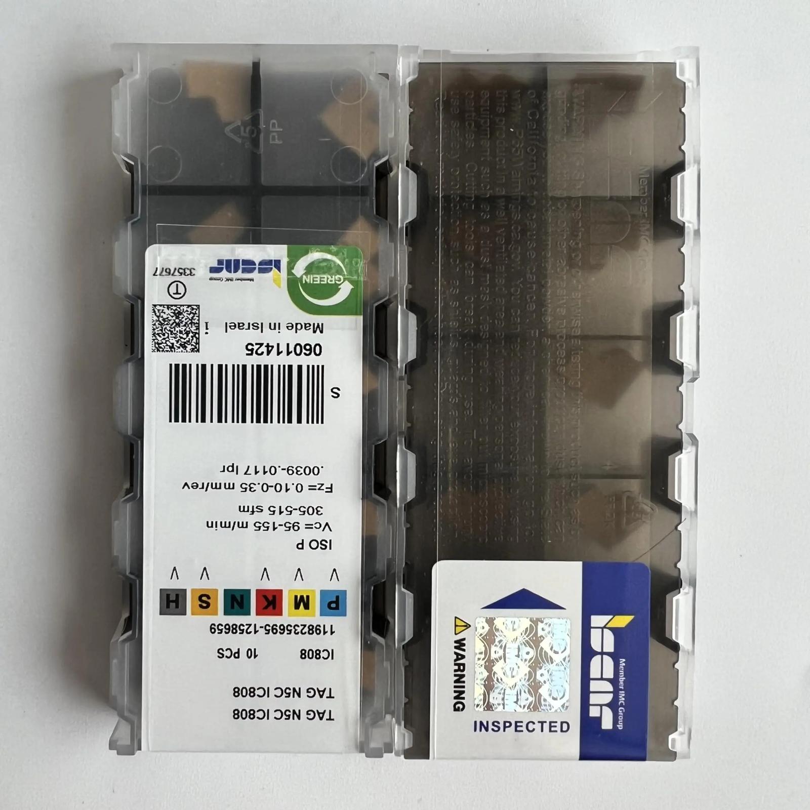 

ISCAR / TAGN5C IC808 Industrial indexable carbide inserts 10 Pcs