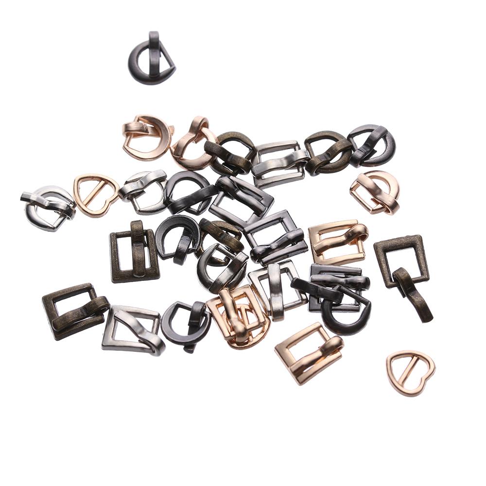 Girls Toys Mini Ultra-small Diy Dolls Buckles Doll Bags Accessories Tri-glide Buckle Belt Buttons