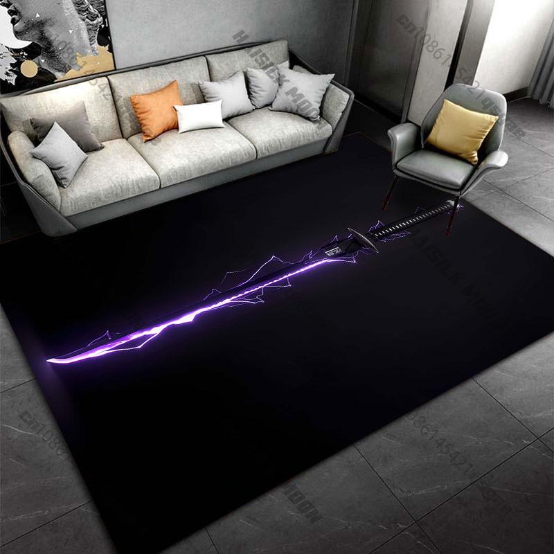 Sword red circlecarpet Yoga living room room decor children's crawling mat doormat area rug games floor mat