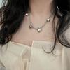 Heart Shape Designs Clavicle Necklace Love Heart Pendant Neckchains for Women Long Chains Collar Choker Party Jewelry
