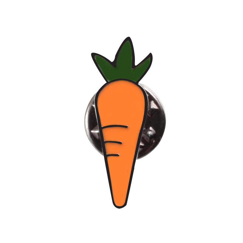 

Creative White Rabbits Brooches Evil Animal Bunny Carrot Enamel Metal Pins For Women Coat Shirt Bag Jackets Collar Lapel Badge