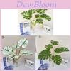 Green Leaf Artificial Plant Decor For Home Living Room Background Wall With Realistic Texture