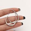 Elegant Teardrop Earrings Jewelry Graceful Teardrop Eer Hoops Accessory Trendy Ear Rings Adornment for Gatherings