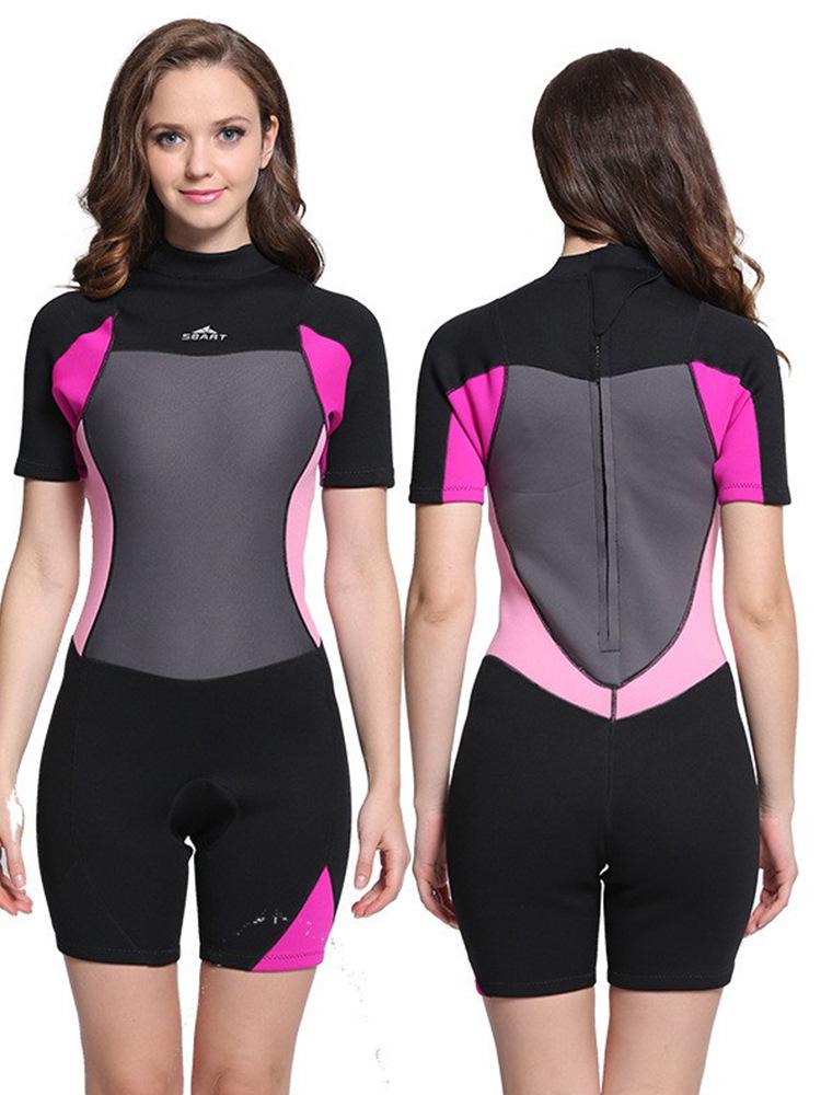 Sbart Unisex Short Sleeve 2mm Wetsuit: Jellyfish Protection & Sun Safety for Snorkeling