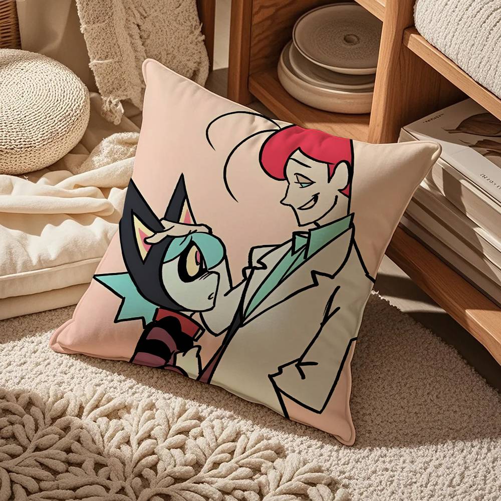 P-Psychocuties Mimi Anime Kissenbezug Komfort Sofa Bett Seidig elegant Unsichtbarer Reißverschluss Kundenspezifischer dekorativer Kissenbezug