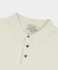 BELLIEF Essential Hard Twist Cotton Short Sleeve Polo Knit (Ivory)
