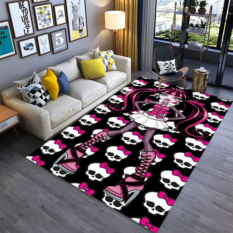Monster High: Vampire Love Carpet Home Decor Floor Mats Doormat Art Dormitory Decoration