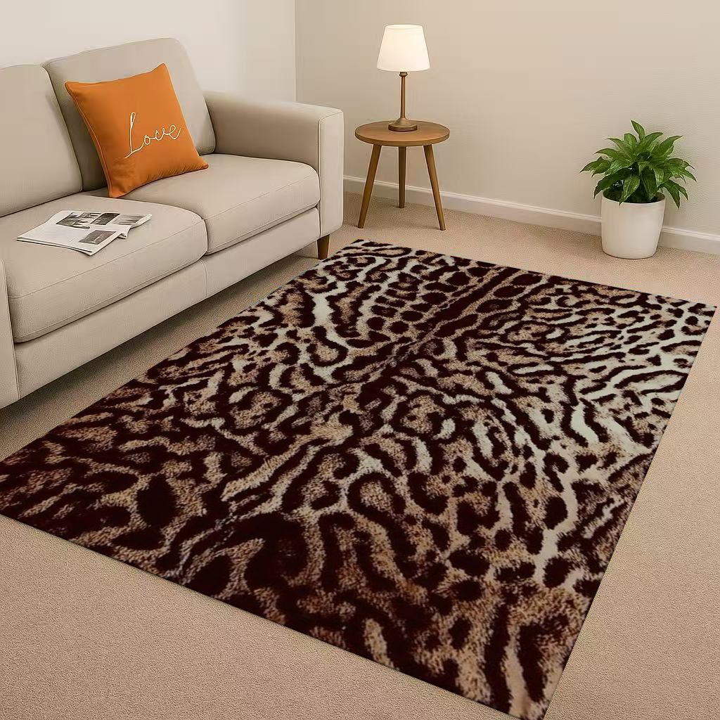 HD Zebra Tiger Leopard Beast Stripe Print Art Living Room Non Slip Area Rug Carpet for Bedroom Playroom Sofa,Home Decor Doormat