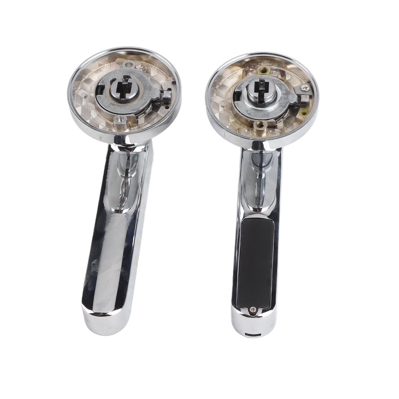 

Fingerprint Door Lock Smart Password Handle Lock for TUYA Smart APP Home Hotel OfficeSilver серебряный