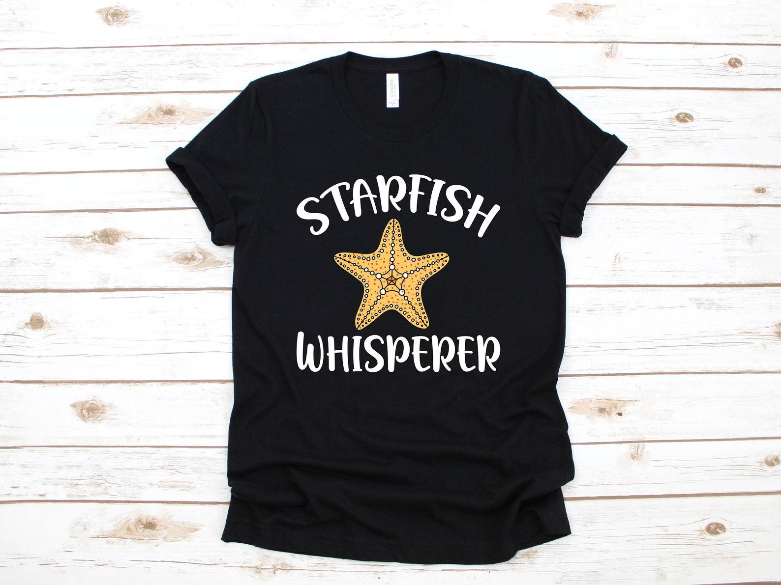Starfish Whisperer T-Shirt, Funny Starfish Tank Top, Ocean Tide Pool T-shirt, T-shirt,T-shirt, Kids Tee Apparel Gift M