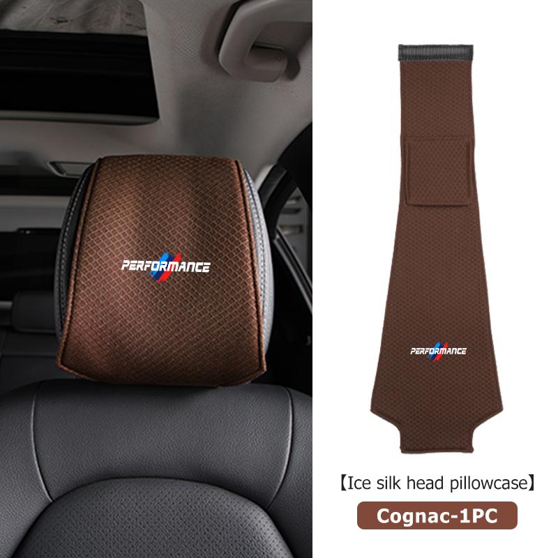 For BMW E36 Car Seat Headrest Cover Cushion Neck Pillow Protector Pad For BMW X1 X3 X4 X5 X7 G20 G38 F20 F39 F48 E46 E60 E36 E39
