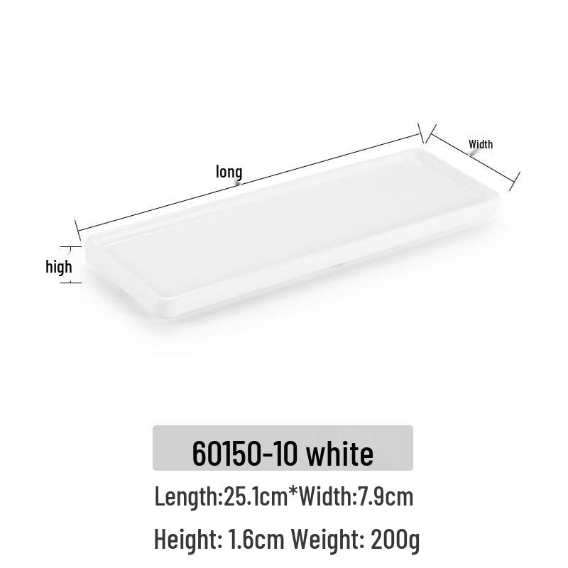 Japanese Style Melamine Narrow Long Serving Tray