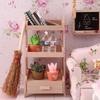 1:12 Scale Dollhouse Miniature Food & Flower Stand Model