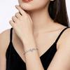 S925 sterling silver zircon bracelet light luxury high-end silver jewelry anniversary store celebration gifts