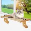 OUZEY Wood Hammock Cat Portable Detachable Hanging Cat Bed Comfortable Cats Sunroom Seat Kitten Climbing Pet Accessories