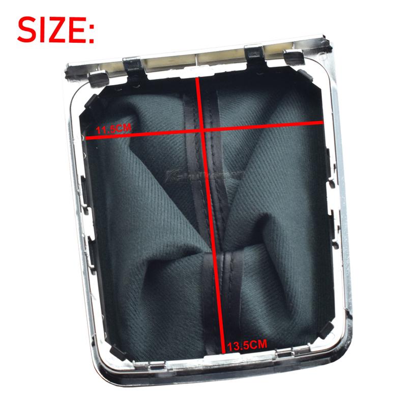 For VW Passat B7 2011 2012 2013 2014 2015 Car-Styling 5 / 6 Speed Gear Stick Lever Shift Knob With PU Leather Boot