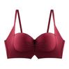 Half cup comic chest underwear women's small breasts gather and show large three-dimensional seamless upper support thickened bra underwear women