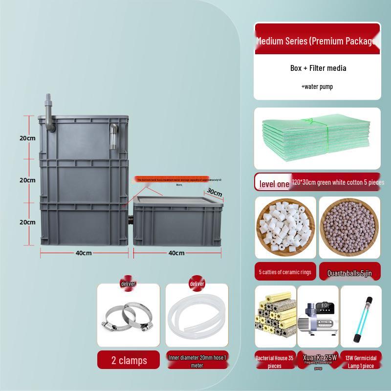 DIY Fish Tank Trickle Filter: Modular Dry-Wet Separation Box for Bottom Filtration