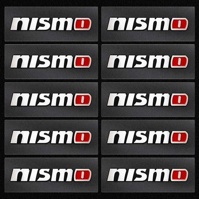 2025 For Nissan 1/2/5/10pcs Car Badge Random post Decals For Nissan Nismo Logo Tiida Teana Qashqai Juke X trail Note Almera Skyl