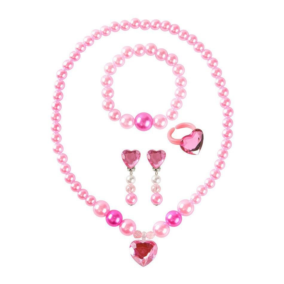 Children'S Princess Crown Accessories Necklace Set Bag Accessories Mermaid Generation Children'S Birthday Gift Jewelry