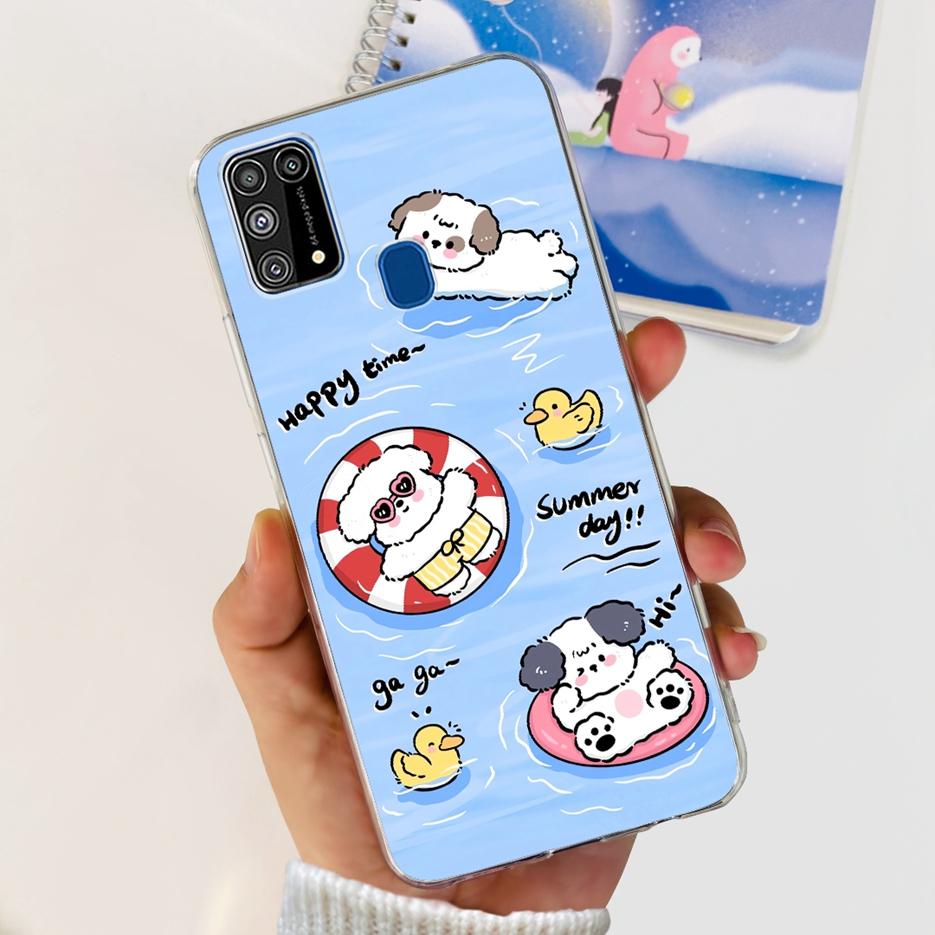 For Samsung Galaxy M31 Case SM-M315F Colorful Painted Cover Soft Slim Phone Case For Samsung M31 Prime M 31 s Galaxy M31s Fundas