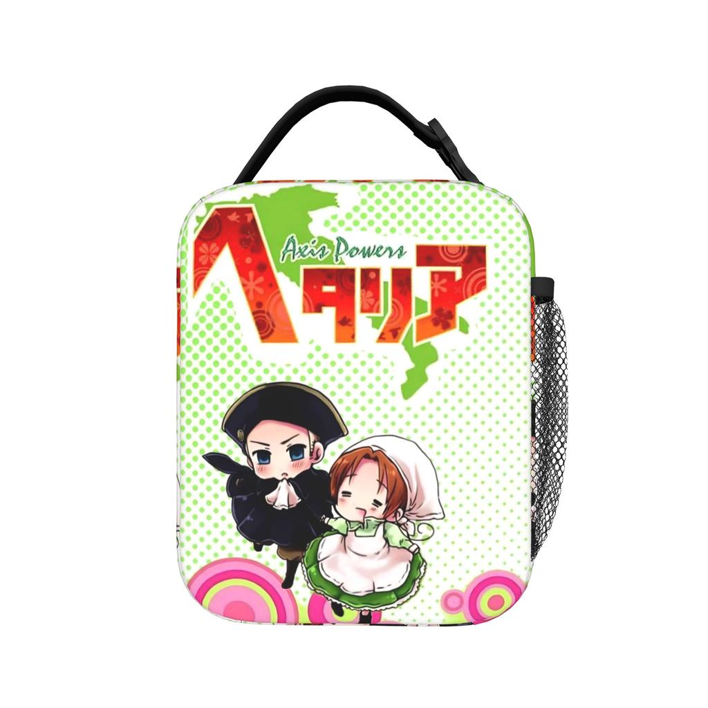 Hetalias Axis Powers Insulated Lunch Bag for Men Women Food Container Bags Portable Thermal Cooler Lunch Boxes For Work