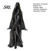Sculpture for Gaming Table Gothic Hooded Faceless Witch Sculpture, Sitting Lady Dark Aesthetic Decorative Statues Shelves Figurine, 3D Printed